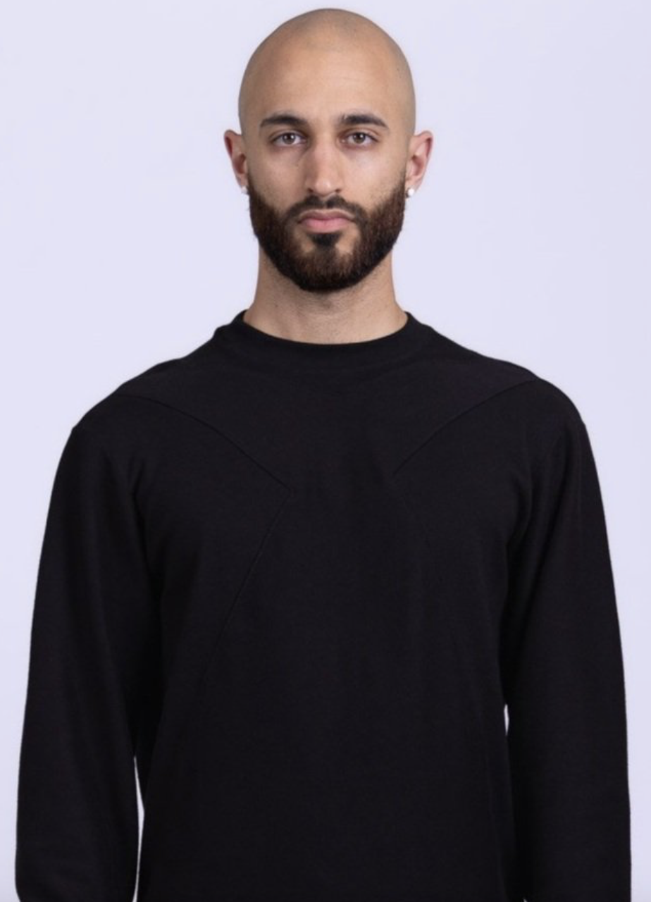 Black Organic Cotton Long Sleeve Shirt